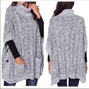 Yingkis One Size Sweater Poncho